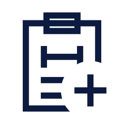 Workout plan plus icon, Sharp Line style