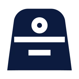 Air fryer icon, Sharp Solid style
