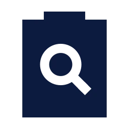 Audit icon, Sharp Solid style