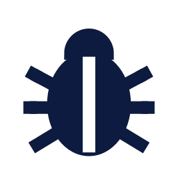 Beetle icon, Sharp Solid style