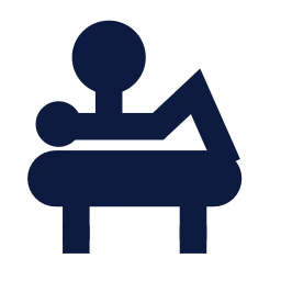 Bench press icon, Sharp Solid style