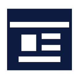 Blog post icon, Sharp Solid style