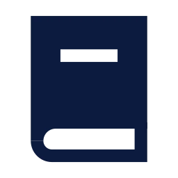 Book icon, Sharp Solid style