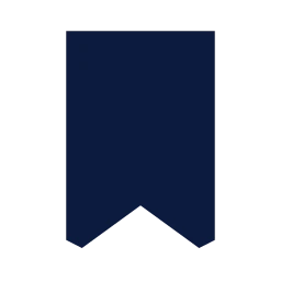 Bookmark icon, Sharp Solid style