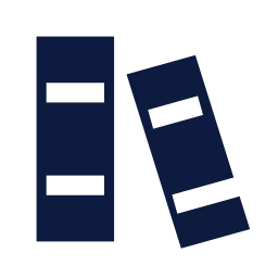 Books icon, Sharp Solid style