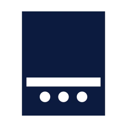 Bottom nav icon, Sharp Solid style