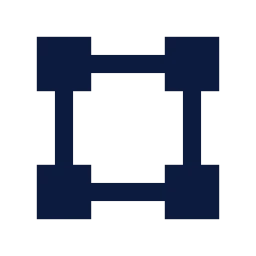 Bounding box icon, Sharp Solid style