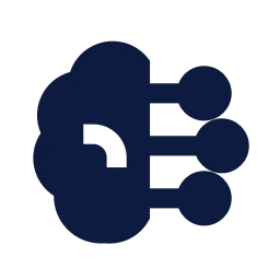 Brain circuit icon, Sharp Solid style