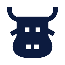 Buffalo icon, Sharp Solid style