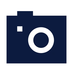 Camera retro icon, Sharp Solid style