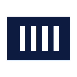 Cargo container icon, Sharp Solid style