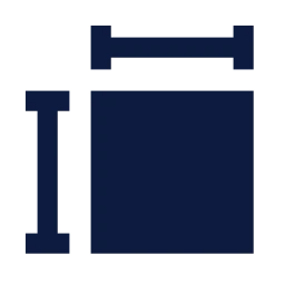 Carpet area icon, Sharp Solid style
