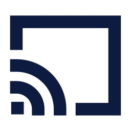 Cast icon, Sharp Solid style