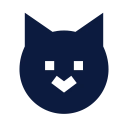 Cat icon, Sharp Solid style