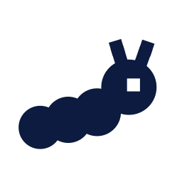 Caterpillar icon, Sharp Solid style