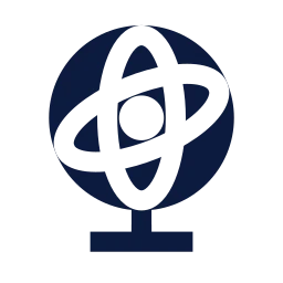 Celestial sphere icon, Sharp Solid style