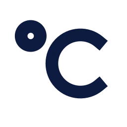 Celsius icon, Sharp Solid style