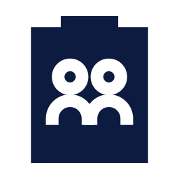 Census icon, Sharp Solid style