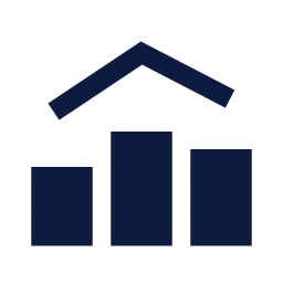 Chart mixed icon, Sharp Solid style