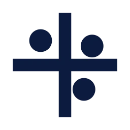 Chart quadrant icon, Sharp Solid style