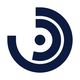 Chart radial bar icon, Sharp Solid style