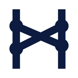 Chart slope icon, Sharp Solid style