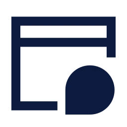 Chatbot widget icon, Sharp Solid style