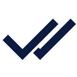 Check double icon, Sharp Solid style