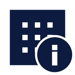 Dataset info icon, Sharp Solid style