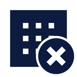 Dataset x icon, Sharp Solid style