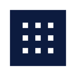 Dataset icon, Sharp Solid style