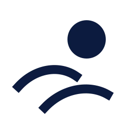 Desert icon, Sharp Solid style