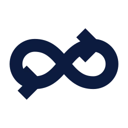 Devops loop icon, Sharp Solid style