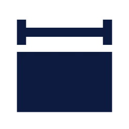 Dimensions icon, Sharp Solid style