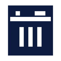 Dishwasher icon, Sharp Solid style