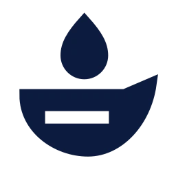 Diya icon, Sharp Solid style
