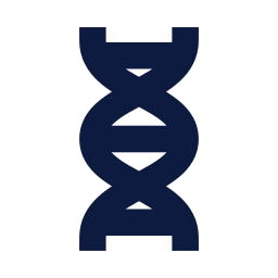 Dna icon, Sharp Solid style