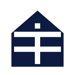 Dollhouse icon, Sharp Solid style