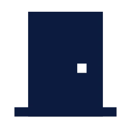 Door icon, Sharp Solid style