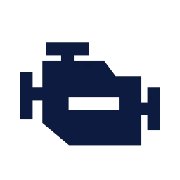 Engine icon, Sharp Solid style