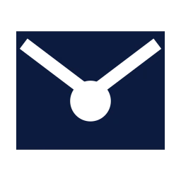 Envelope sealed icon, Sharp Solid style