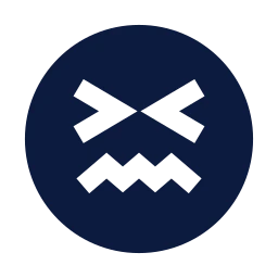 Face confounded icon, Sharp Solid style