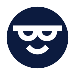 Face cool icon, Sharp Solid style