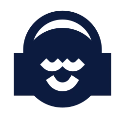 Face headphones icon, Sharp Solid style