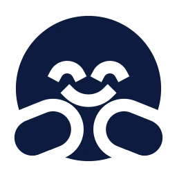 Face hug icon, Sharp Solid style
