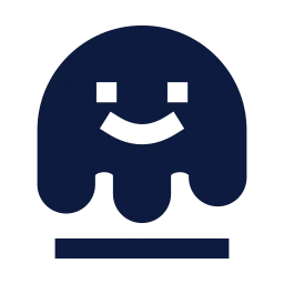 Face melting icon, Sharp Solid style