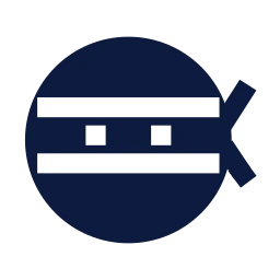 Face ninja icon, Sharp Solid style