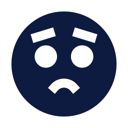 Face pleading icon, Sharp Solid style