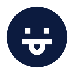Face tongue icon, Sharp Solid style