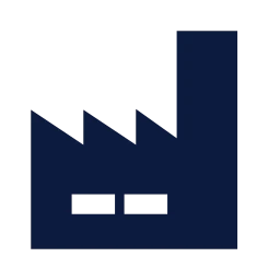 Factory icon, Sharp Solid style